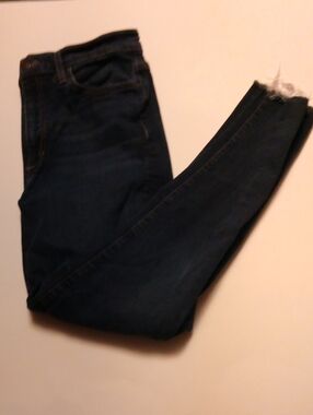 Joe's Jeans Dark Indigo Skinny with Raw Hem